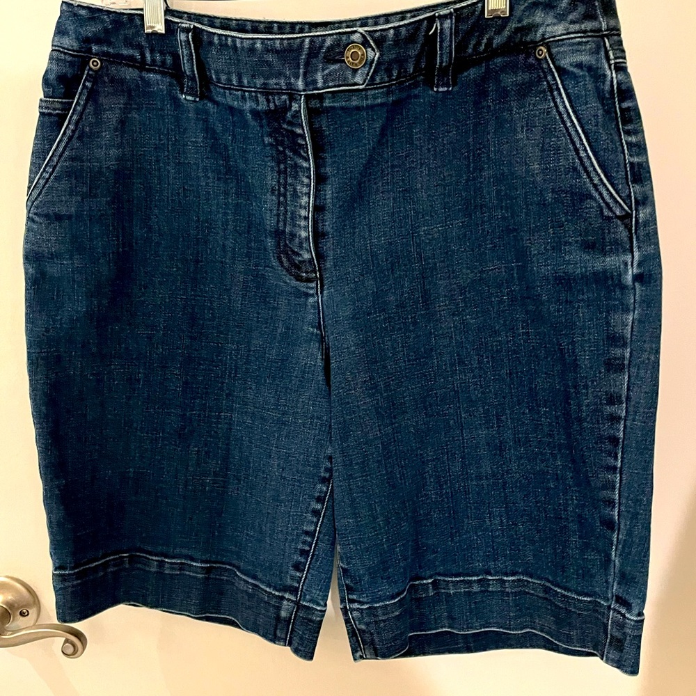 Talbots Denim Trouser Shorts